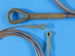 画像3: EUREKA XXL[ER-2502]1/25 WWII ドイツタイガーI重戦車用牽引ケーブルセット (3)