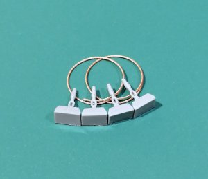 画像2: EUREKA XXL[ER-4805]1/48 現用 アメリカ陸軍M1Aエイブラムス戦車用牽引ケーブルセット (2)