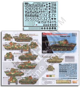 画像1: Echelon[AXT351033]1/35 WWII 独 第12SS機甲師団所属のパンターG パート3 アルデンヌ1944 (1)