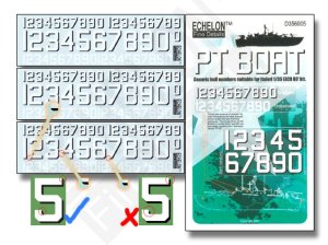 画像1: Echelon[D356005]1/35 PTボート 汎用デカール (1)