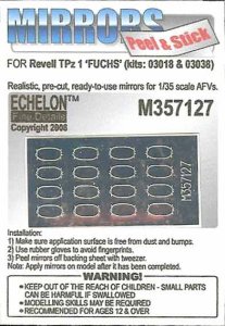 画像1: Echelon[M357127]TPz "Fuchs" Mirrors(Revell) (1)
