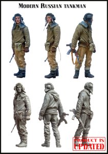 画像2: エボリューション[EM-35011]1/35　現用ロシア連邦軍 AKを持つ戦車兵 (2)