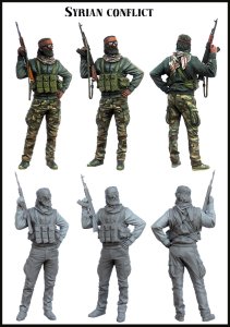 画像2: エボリューション[EM-35015]1/35　現用シリア民兵 シリア紛争 (2)