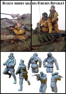 画像2: エボリューション[EM-35038]1/35　現用ロシア連邦軍 負傷した戦友を救出するロシア兵 チェチェン1994〜96 (2)