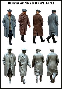 画像2: エボリューション[EM-35116]1/35　WWIIロシア赤軍 NKVD(秘密警察)要員 忌嫌われる二人 (2)