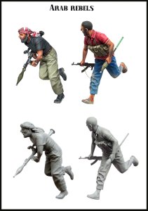 画像2: エボリューション[EM-35139]1/35　現用 RPGを持つアラブ人ゲリラ (2)