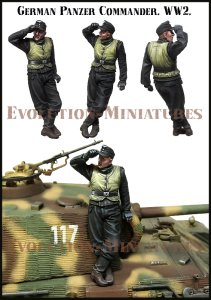 画像2: エボリューション[EM-35182]1/35　WWIIドイツ陸軍 信号弾を確認する戦車兵 (2)