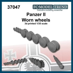 画像1: FC★MODEL[FC37047]1/35　II号戦車摩耗した転輪セット（片側入り） (1)