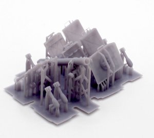 画像2: FC★MODEL[FC24484]1/24 WWII ドイツ 8cm GW34迫撃砲 (2)