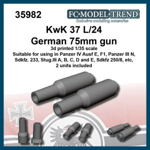 画像1: FC★MODEL[FC35982]Kwk 37 L/24 gun (1)