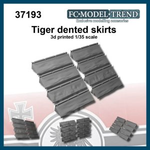 画像1: FC★MODEL[FC37193]Tiger, faldones abollados, escala 1/35. (1)