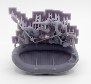 画像3: FC★MODEL[FC48627]1/48 WWII ドイツ 軍用ゴムボート&乗員セット(3体入) (3)