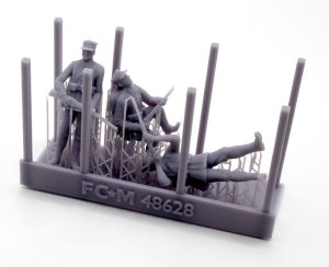 画像4: FC★MODEL[FC48628]1/48 WWII ポーランド軍歩兵セット 進軍(3体入) (4)