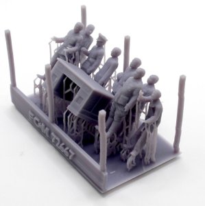 画像3: FC★MODEL[FC72667]1/72 WWII ドイツ 「地下壕指揮所」フィギュア&アクセサリーセット(8体入) (3)