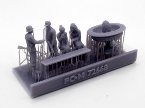 画像3: FC★MODEL[FC72668]1/72 WWII ドイツ 「庭園」フィギュア&アクセサリーセット(4体入) (3)