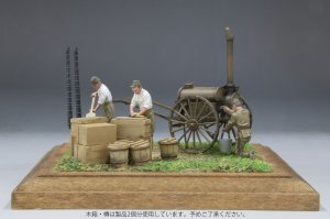 画像2: ファインモールド[FM61]1/35 帝国陸軍 野戦炊事セット 九七式沸水車 (2)