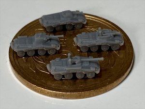 画像6: Fire Starter[FS-G12]1/700　ドイツ軍 Sdkfz234 8輪装甲車セット (6)