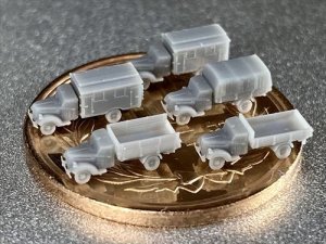 画像2: Fire Starter[FS-G17]1/700　ドイツ軍V3000　初期型トラックセット (2)