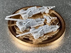 画像2: Fire Starter[FS-G24]1/700　ドイツ軍 17cm K18 カノン砲　セット (2)
