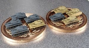 画像2: Fire Starter[FS-G31]1/700　ドイツ軍 IV号戦車セット (2)