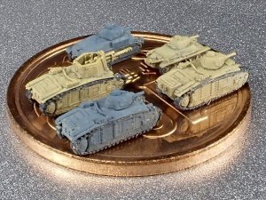 画像6: Fire Starter[FS-G34]1/700　ドイツ軍鹵獲車両F1セット (6)