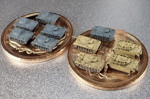 画像3: Fire Starter[FS-G38]1/700　ドイツ軍　III号戦車セット (3)