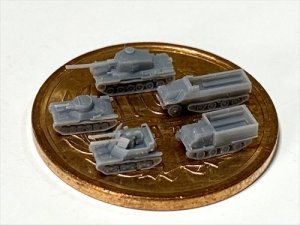 画像2: Fire Starter[FS-JPN12]1/700　日本軍　本土決戦車両セット4 (2)