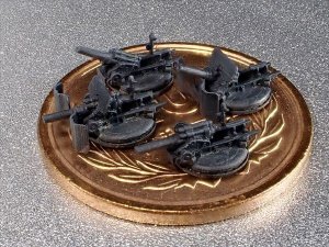 画像2: Fire Starter[FS-JPN23]1/700　日本軍　火砲セット(6)　四五式二十四糎榴弾砲 (2)