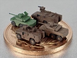 画像3: Fire Starter[FS-MF5]1/700　現用フランス軍　装輪装甲車両セット (3)
