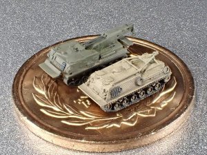 画像2: Fire Starter[FS-MUS31]1/700　現用米軍 M88 & M51戦車回収車セット (2)