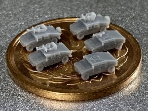 画像2: Fire Starter[FS-MUS7]1/700　現用米軍　HMMWVセット (2)