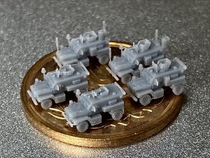画像2: Fire Starter[FS-MUS8]1/700　現用米軍　クーガーMRAP 4X4セット (2)