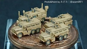 画像2: Fire Starter[FS-MUS9]1/700　現用米軍　クーガーMRAP 6x6セット (2)