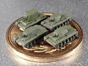 画像2: Fire Starter[FS-R8]1/700　ロシア軍　KV-1/2 セット (2)