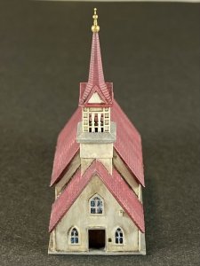 画像2: Fire Starter[FS-ST7]1/700　欧州建築物　教会(S)セット (2)