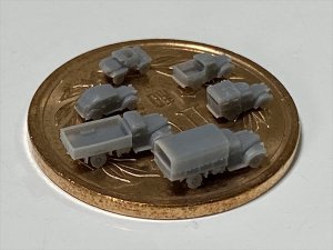 画像4: Fire Starter[FS-UK1]1/700　英軍車両セット　スカウトカー,オースティン,オースティントラック,シボレートラック (4)