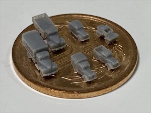 画像5: Fire Starter[FS-UK1]1/700　英軍車両セット　スカウトカー,オースティン,オースティントラック,シボレートラック (5)