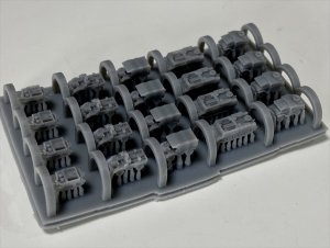 画像2: Fire Starter[FS-UK5]1/700　英軍牽引車両セット (2)