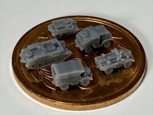 画像6: Fire Starter[FS-UK5]1/700　英軍牽引車両セット (6)