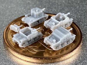 画像4: Fire Starter[FS-UK7]1/700　英軍 自走砲火砲セット　 (4)