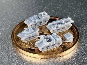 画像2: Fire Starter[FS-US13]1/700　米軍 自走砲 セット (2)