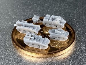 画像5: Fire Starter[FS-US13]1/700　米軍 自走砲 セット (5)