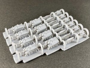 画像2: Fire Starter[FS-US16]1/700　米軍 T28重駆逐戦車、M4ジャンボ セット (2)