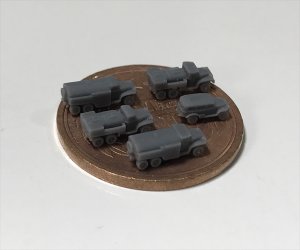 画像5: Fire Starter[FS-US4]1/700　米軍燃料給油トラックセット (5)