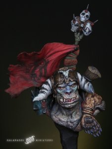 画像2: ガラパゴスミニチュア[GP-B002]1/10胸像 カザットドラム 破滅への戦鼓 (2)