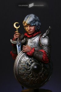 画像2: ガラパゴスミニチュア[GP-B003]1/10胸像 カイル 青き太陽を継ぐ者 (2)