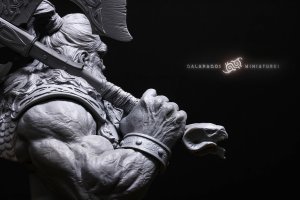 画像12: ガラパゴスミニチュア[GP-B004]1/10胸像 ヴォルカン・ロストブラッド 竜を切り裂く者 (12)