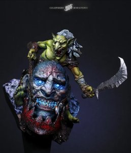 画像1: ガラパゴスミニチュア[GP-B005]1/10胸像 攻城の巨人 (1)