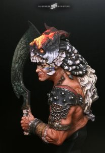 画像5: ガラパゴスミニチュア[GP-B007]1/10胸像 ヴェラフ ジグバ山で竜を狩る者 (5)