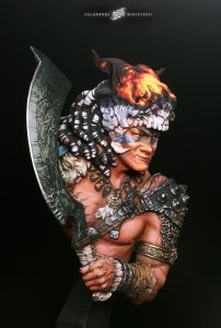 画像6: ガラパゴスミニチュア[GP-B007]1/10胸像 ヴェラフ ジグバ山で竜を狩る者 (6)